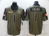 Nike Bears 1 Justin Fields Olive 2021 Salute To Service Limited Jersey Dzhi,baseball caps,new era cap wholesale,wholesale hats